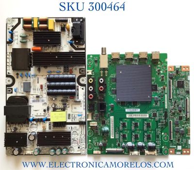 KIT DE TARJETAS PARA TV VIZIO MAIN 6M03A0000S00J / TE.MT5597.EC762 / 6M03M0001P00R / FUENTE PW.176W1.681 / G19100941-0A03887 / T-CON TACDJ4031 / E253117 / PANEL V650J4-D03 / MODELO V655-H9 LINIZCUW 